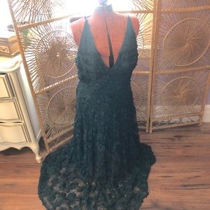 Xscape 3D floral Gown